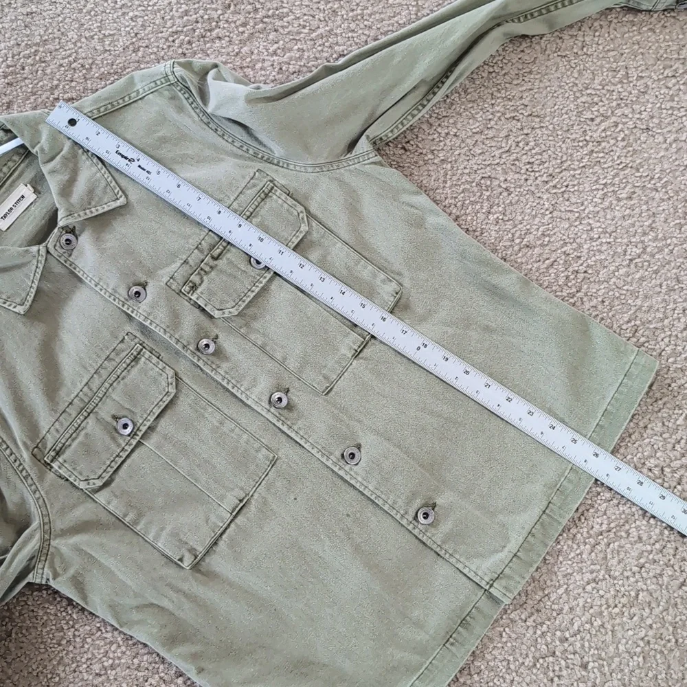 Taylor Stitch Olive Green Lightweight Shirt Jacket - Picture 6 of 10